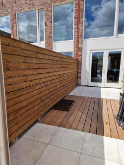 houten schutting