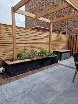houten schutting