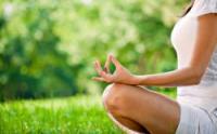 yoga in de tuin